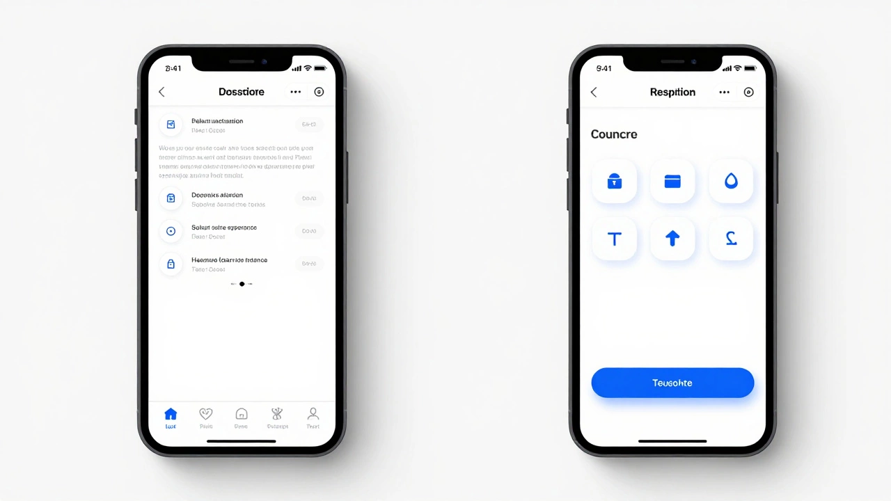 Comparison of poor vs good mobile website design